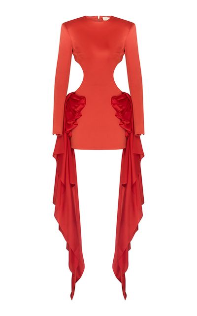 Zimmermann Zimmermann Clash Bow Mini Dress