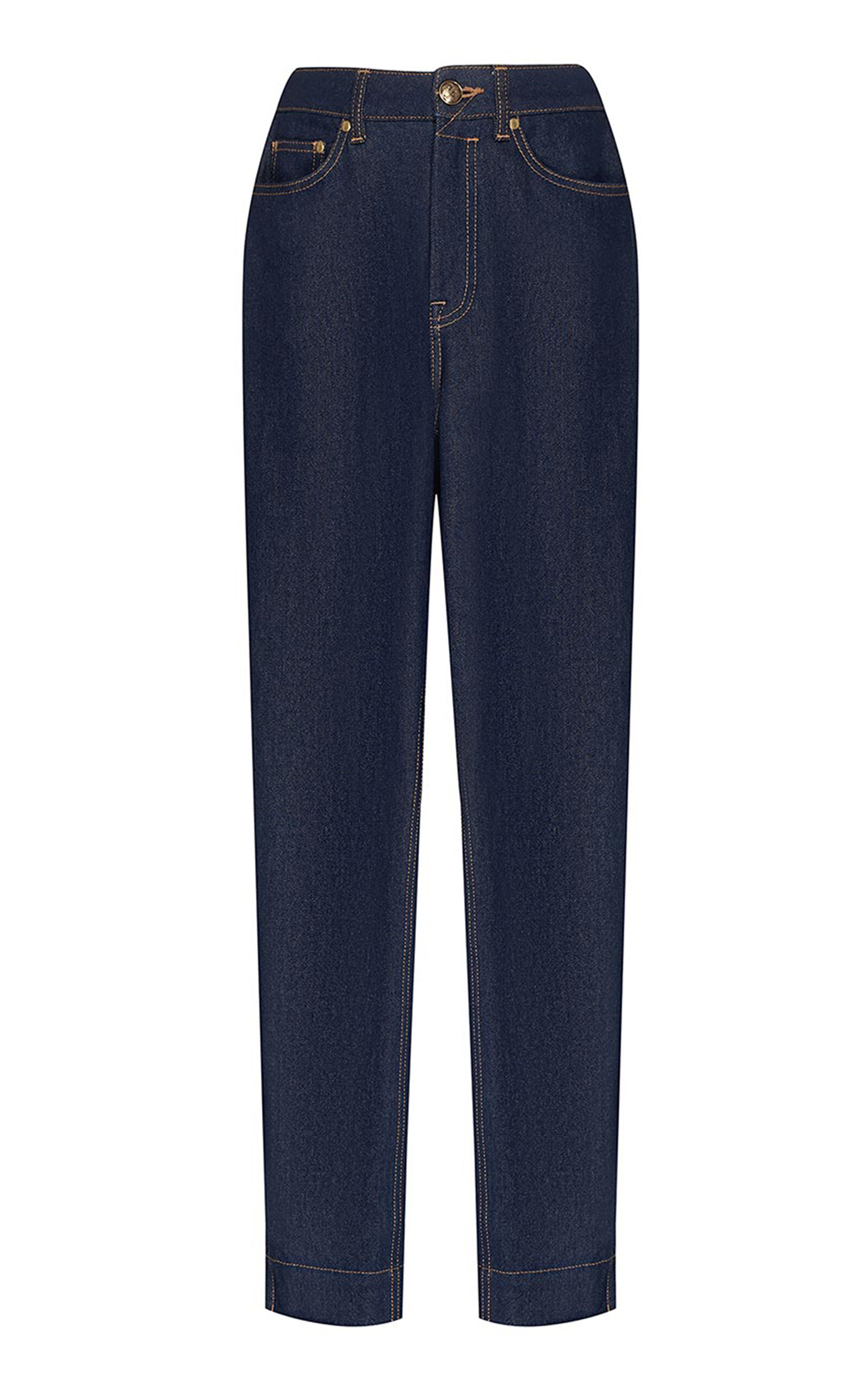 Zimmermann Zimmermann Clash Denim CottonBlend Slim Jeans