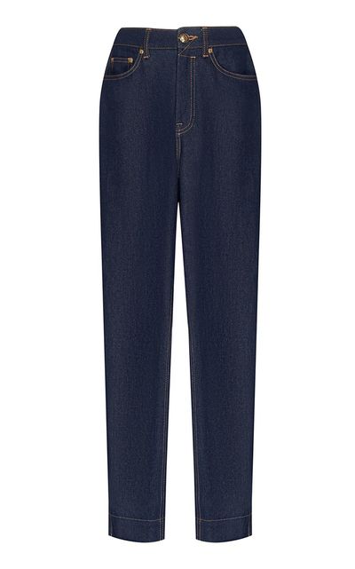 Zimmermann Zimmermann Clash Denim CottonBlend Slim Jeans
