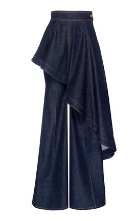 Zimmermann Zimmermann Clash Denim Peplum Flare Jeans