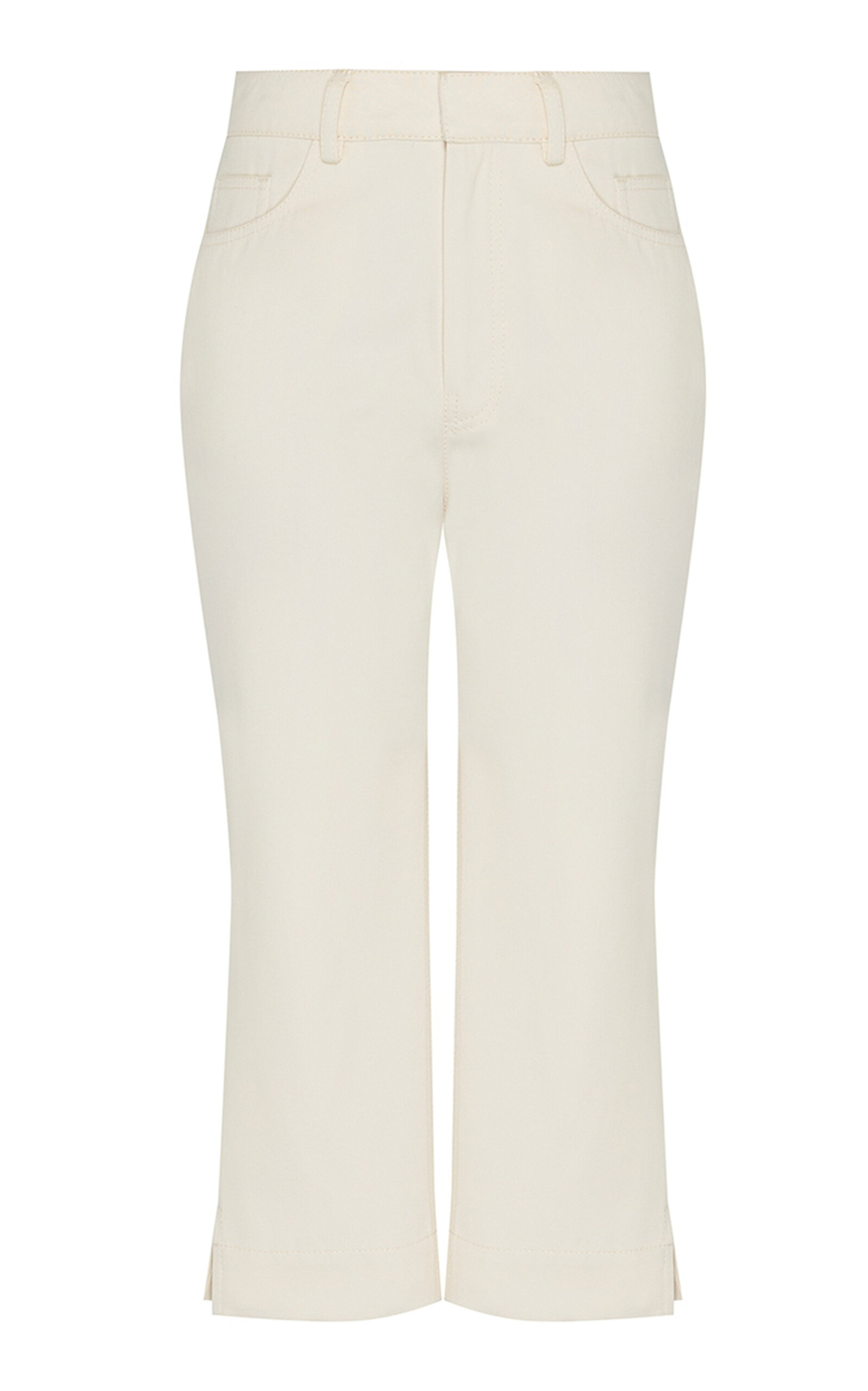 Zimmermann Zimmermann Clash Drill Cotton Capri Pants