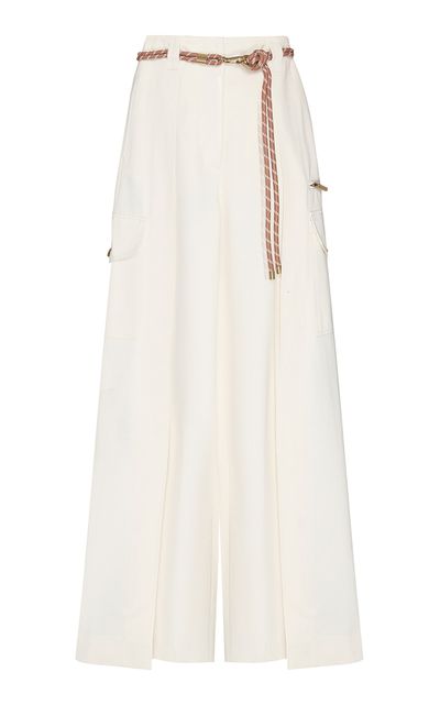 Zimmermann Zimmermann Clash Drill Cotton Cargo Pants
