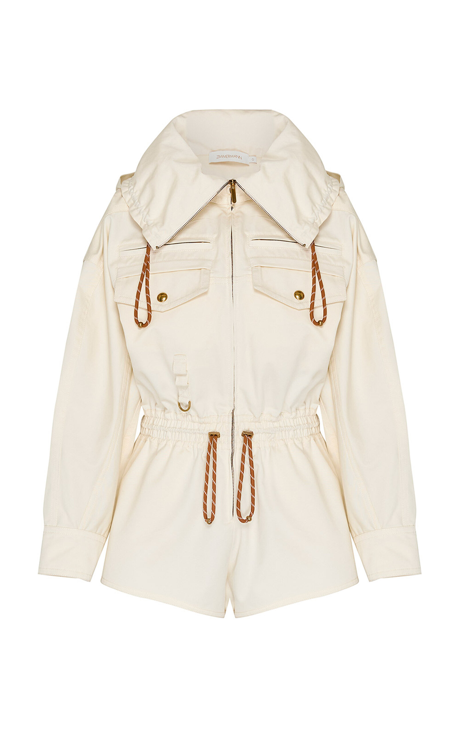Zimmermann Zimmermann Clash Drill Cotton Playsuit