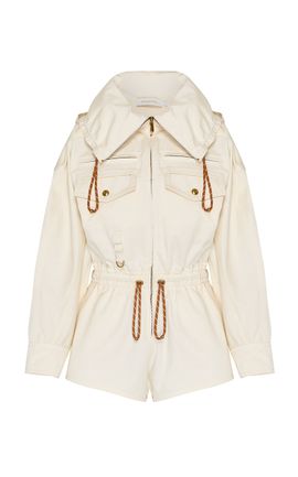 Zimmermann Zimmermann Clash Drill Cotton Playsuit