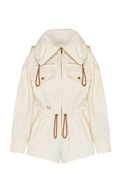 Zimmermann Zimmermann Clash Drill Cotton Playsuit