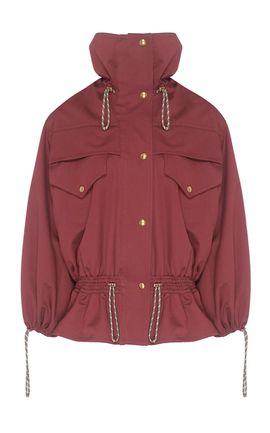 Zimmermann Zimmermann Clash Drill Drawstring Cotton Jacket