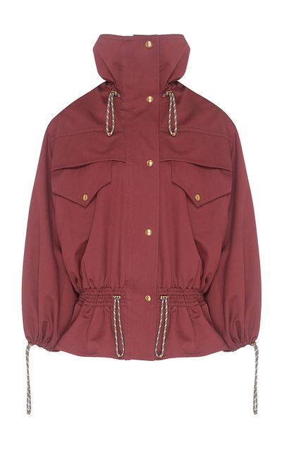 Zimmermann Zimmermann Clash Drill Drawstring Cotton Jacket