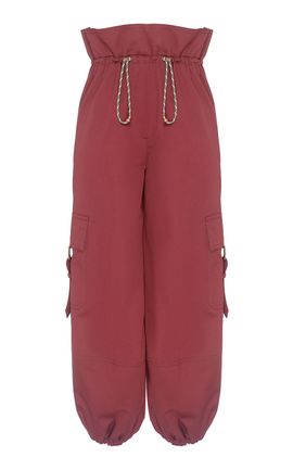 Zimmermann Zimmermann Clash Drill Drawstring Cotton Pants