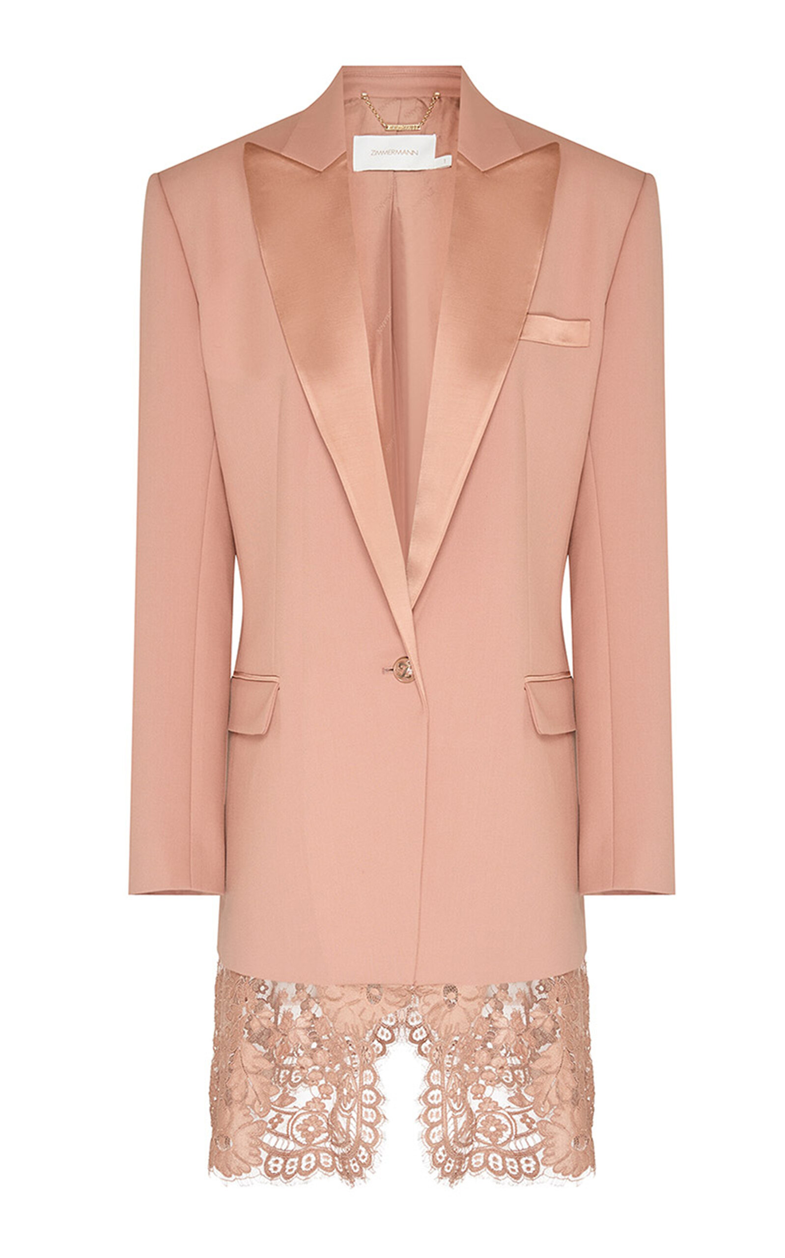 Zimmermann Zimmermann Clash Lace WoolBlend Tuxedo Jacket