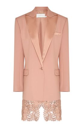 Zimmermann Zimmermann Clash Lace WoolBlend Tuxedo Jacket