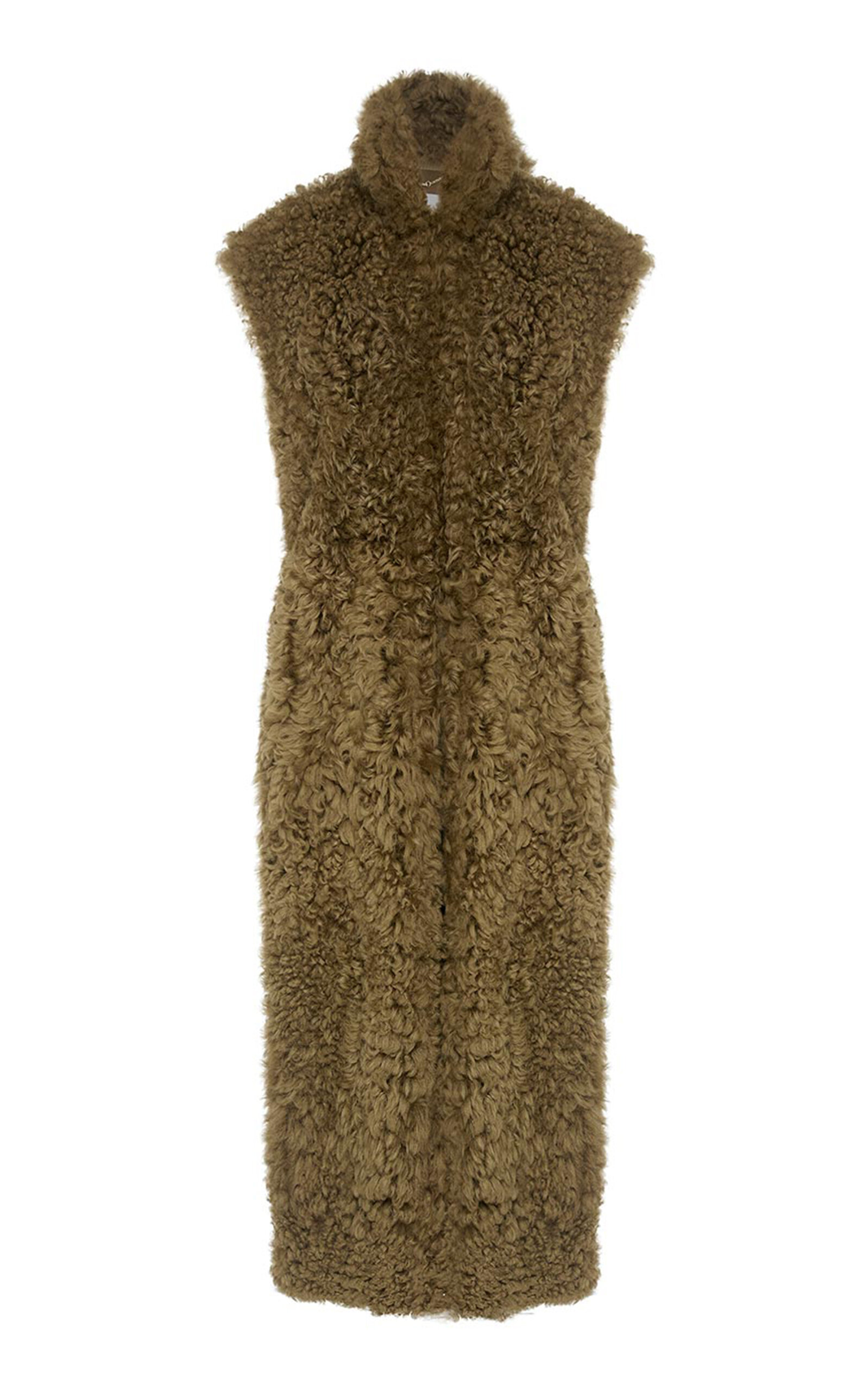 Zimmermann Zimmermann Clash Shearling Longline Vest