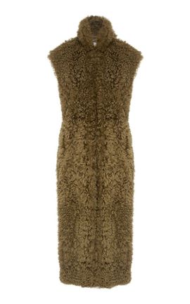 Zimmermann Zimmermann Clash Shearling Longline Vest