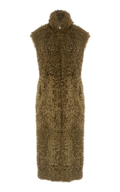 Zimmermann Zimmermann Clash Shearling Longline Vest