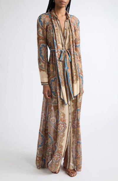 Zimmermann Zimmermann Clash Sheath Maxi Dress