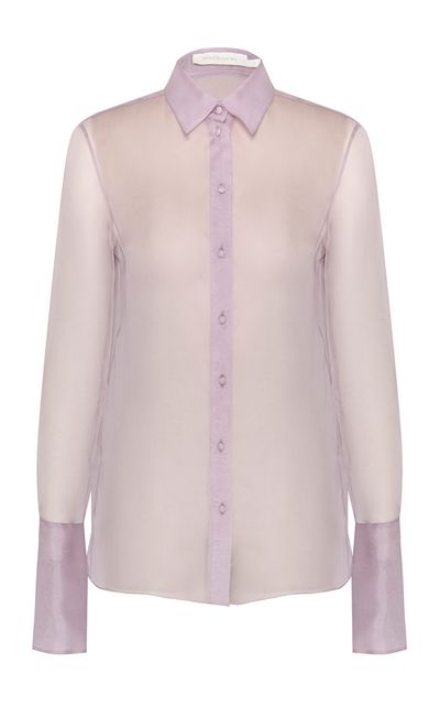 Zimmermann Zimmermann Clash Silk Organza Shirt