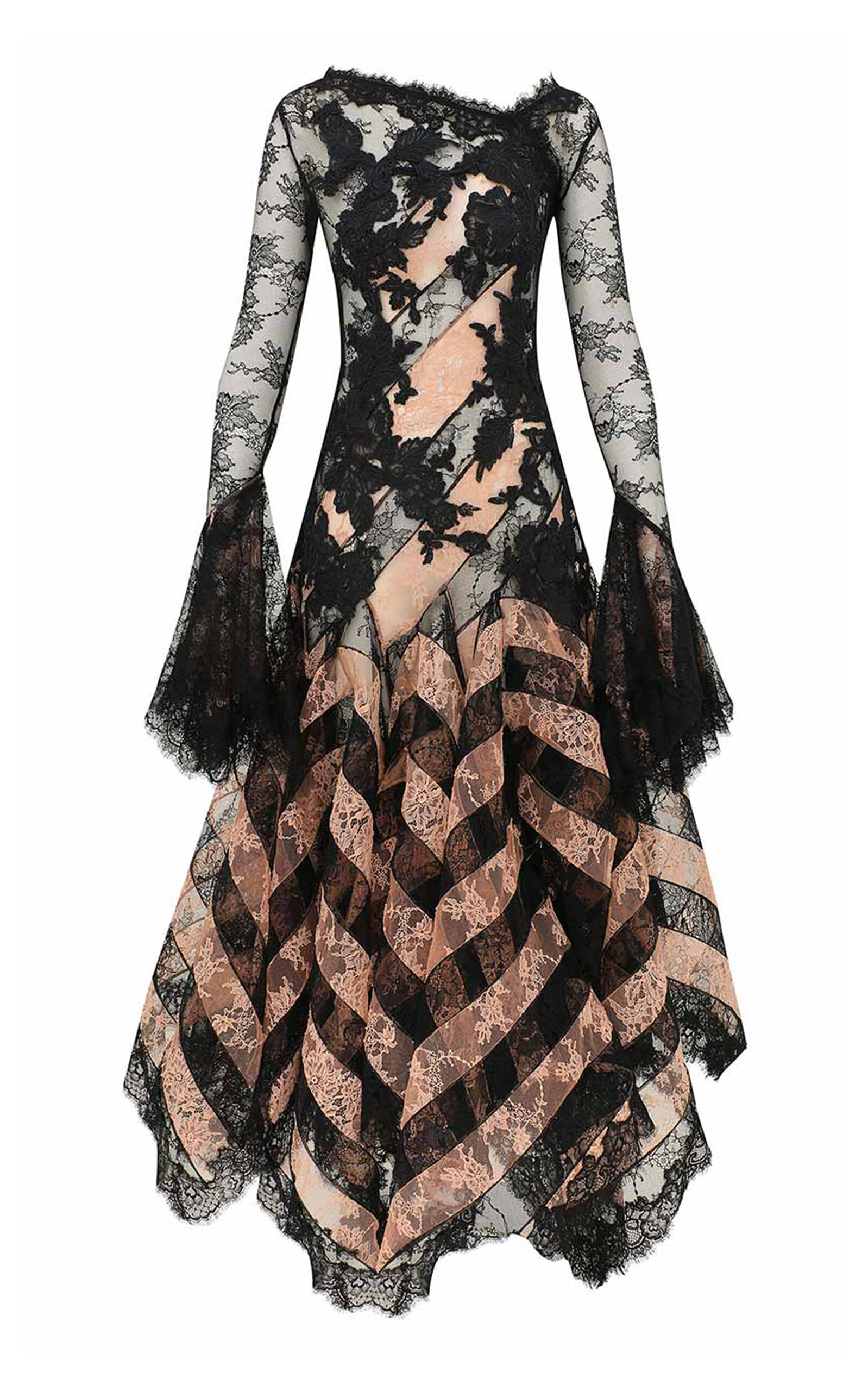 Zimmermann Zimmermann Clash Spliced Lace Maxi Dress