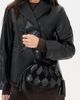 Zimmermann Zimmermann Cloud 91 Small Suede and Leather Clutch Bag Black One - 3