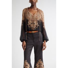 Zimmermann Zimmermann Dawning Placed Paisley Peasant Top 