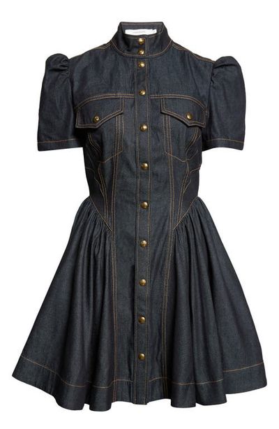 Zimmermann Zimmermann Denim Corset Minidress