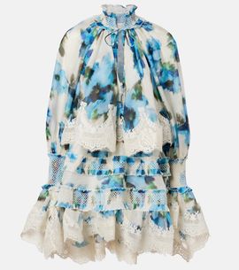 Zimmermann - Women's Tiggy Lace Ruffled Minidress
