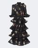 Zimmermann Zimmermann Floral pleated ruffled midi dress - 1