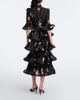 Zimmermann Zimmermann Floral pleated ruffled midi dress - 6