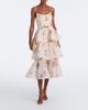 Zimmermann Zimmermann Floral pleated tiered bustier dress - 2