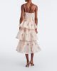 Zimmermann Zimmermann Floral pleated tiered bustier dress - 6