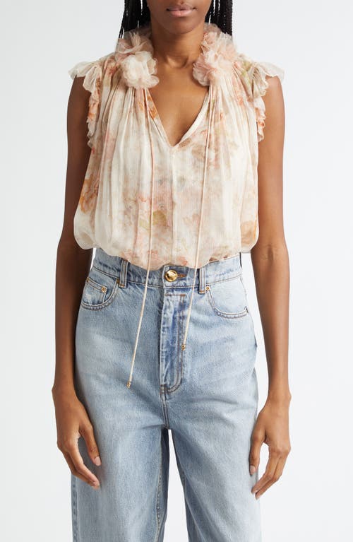 Zimmermann Zimmermann Frilled Cap Sleeve Top