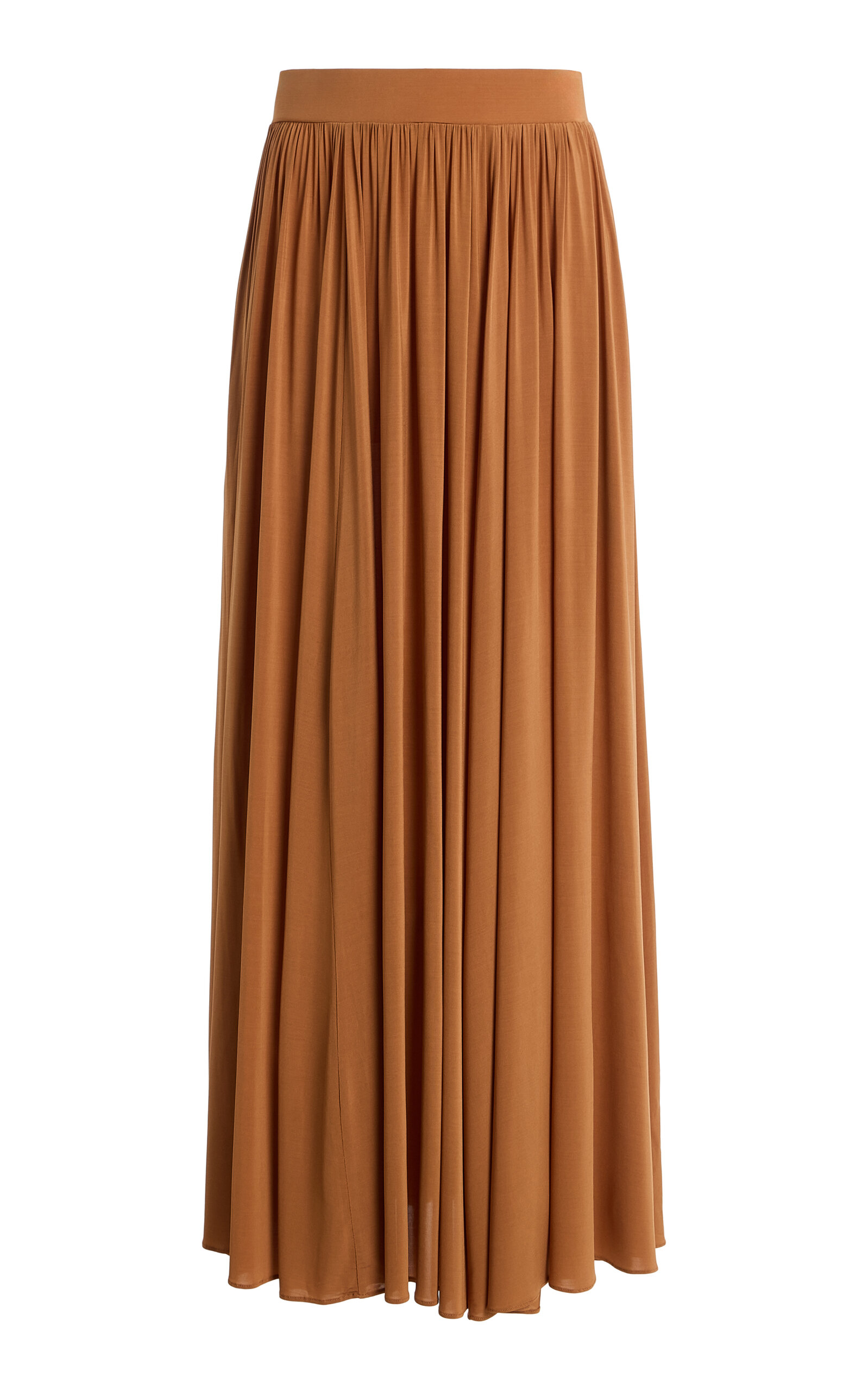 Zimmermann Zimmermann Gathered Crepe Maxi Skirt