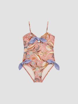 Zimmermann Zimmermann Girl's Little Girl's & Girl's Indra Tie-Front One-Piece Swimsuit