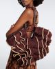 Zimmermann Zimmermann Goldentime Medium ruffled raffia tote bag - 2
