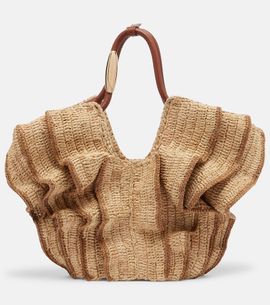 Zimmermann Zimmermann Goldentime Small raffia shoulder bag