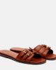 Zimmermann Zimmermann Goldie leather slides - 1