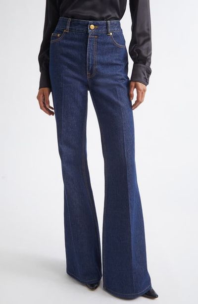 Zimmermann Zimmermann High Waist Slim Stretch Denim Flare Jeans
