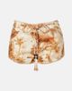 Zimmermann Zimmermann Indra beaded printed linen shorts - 1