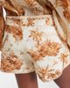 Zimmermann Zimmermann Indra beaded printed linen shorts - 4