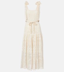 chinese dress ladies Lace Midi Dress with Crystal Embellished Collar