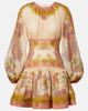 Zimmermann Zimmermann Indra cotton and silk-blend minidress - 1