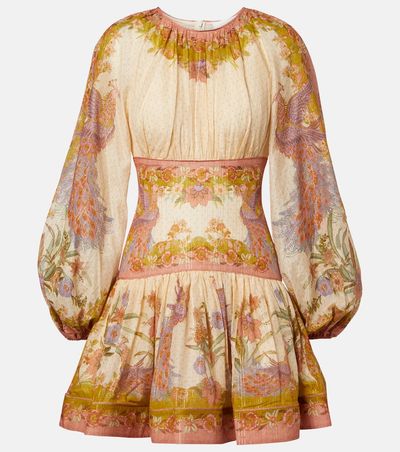 Zimmermann Zimmermann Indra cotton and silk-blend minidress