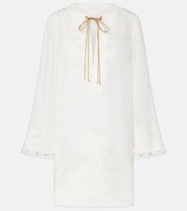 Zimmermann - Golden Plunge Maxi Dress