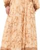 Zimmermann Zimmermann Indra Midi Skirt Chocolate Tie Dye - 1