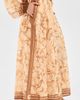 Zimmermann Zimmermann Indra Midi Skirt Chocolate Tie Dye - 4