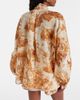 Zimmermann Zimmermann Indra printed tie-neck ramie blouse - 5