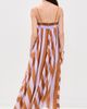 Zimmermann Zimmermann Indra Stripe Silk Maxi Dress Lilac Tan - 3