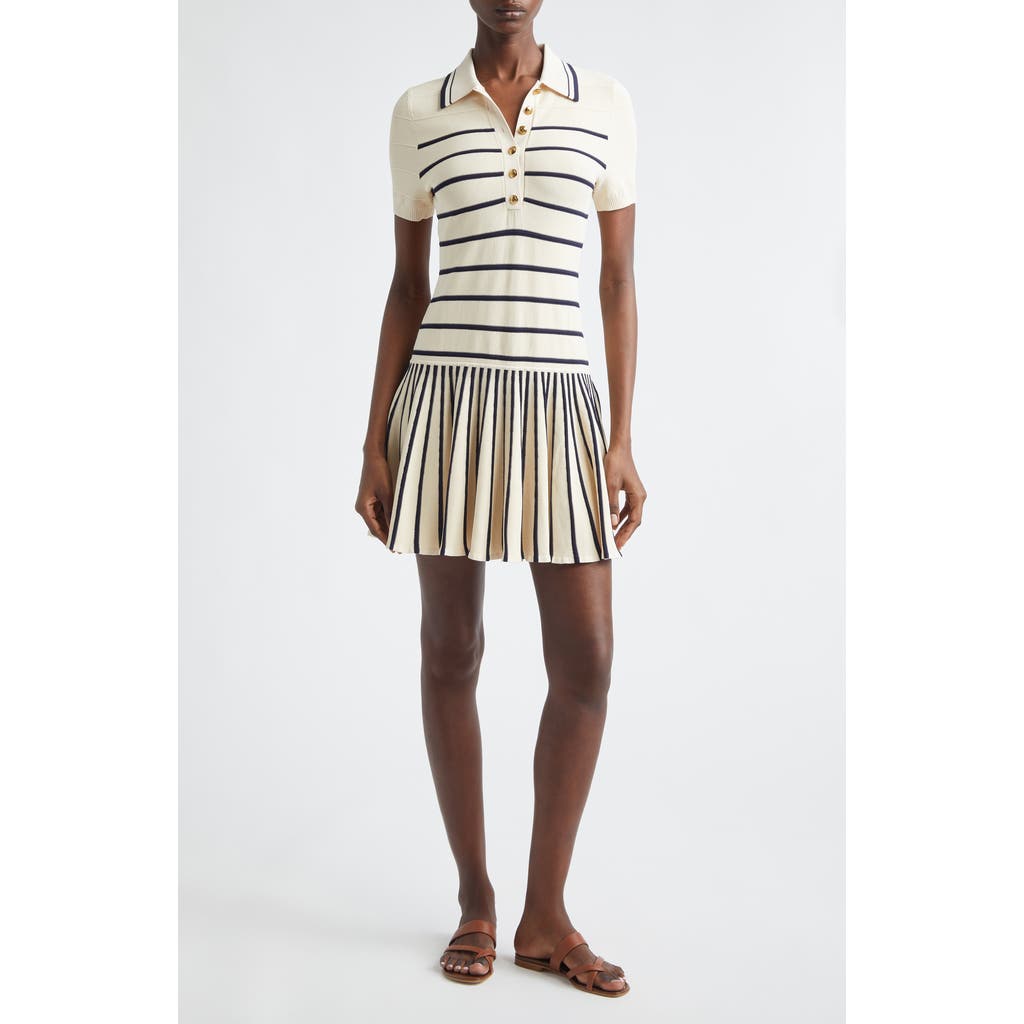 Zimmermann Zimmermann Kindred Spirit Luna Stripe Polo Minidress
