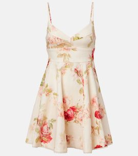 Zimmermann Zimmermann Lucky Picnic floral linen minidress