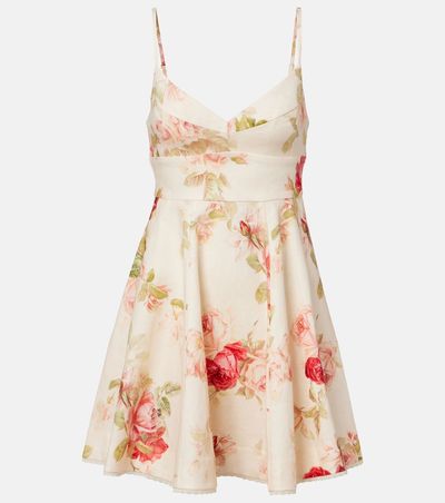 Zimmermann Zimmermann Lucky Picnic floral linen minidress