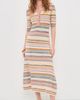 Zimmermann Zimmermann Luna Mouline Polo Midi Dress Multi Stripe - 2