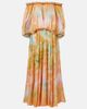 Zimmermann Zimmermann Luna off-shoulder printed silk chiffon gown - 1